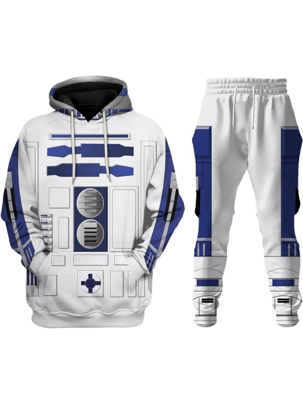 3D Print Adult Halloween Cosplay Hoodie & Pants Set - Costume Sweatshirt Lounge